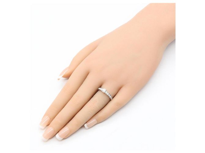 Bulgari Bvlgari Platin-Diamant-Bandring Silber - Ansicht 9