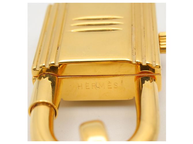 Hermès Reloj Hermes Kelly - Baño de oro con correa de cuero - vista 12