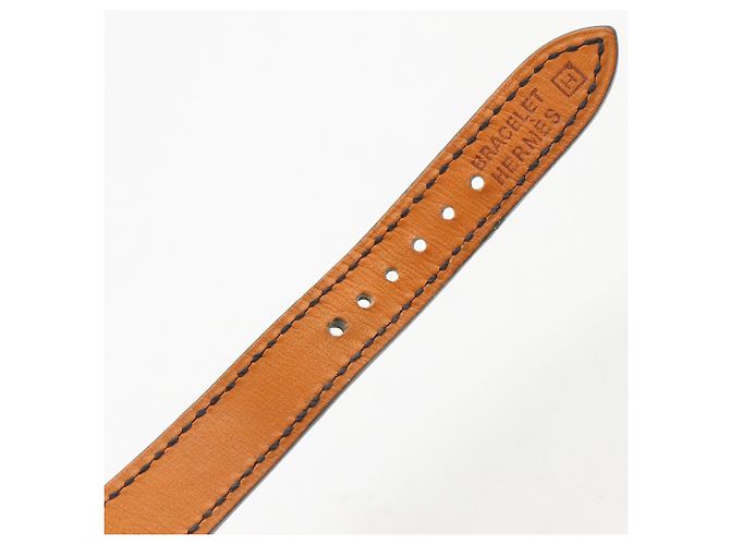 Hermès Reloj Hermes Kelly - Baño de oro con correa de cuero - vista 14