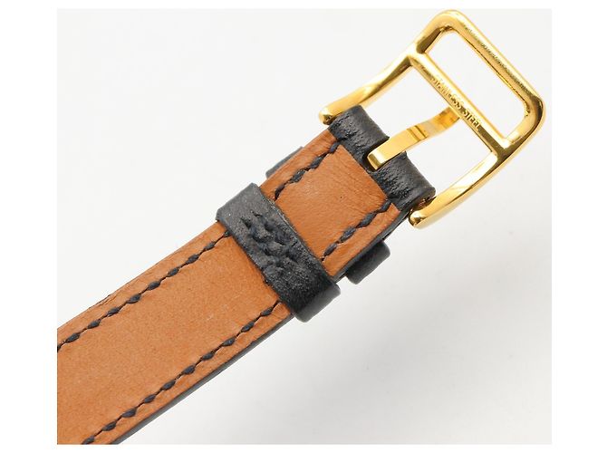 Hermès Reloj Hermes Kelly - Baño de oro con correa de cuero - vista 15
