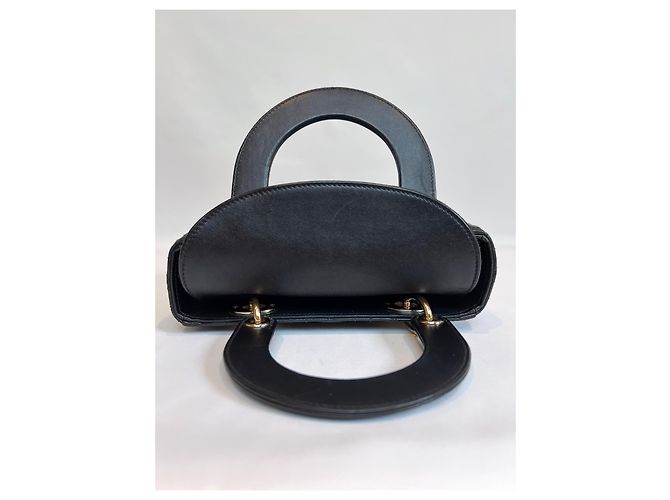 Borsa "Lady Dior" di Christian Dior Nero Gold hardware - vista 16