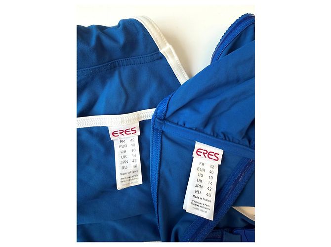 Costume da bagno due pezzi Eres Nautic blu e bianco Blu navy - vista 3
