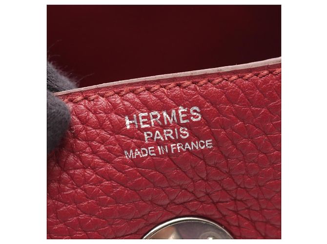 Hermès Lindy 30 Schultertasche Bordeaux - Ansicht 4