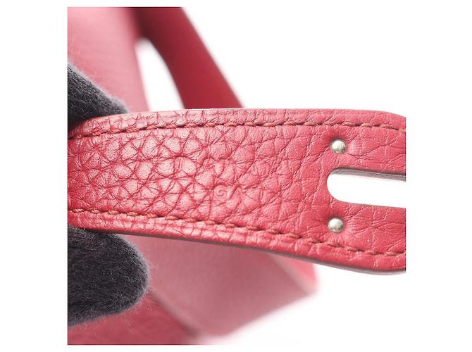 Hermès Lindy 30 Schultertasche Bordeaux - Ansicht 5