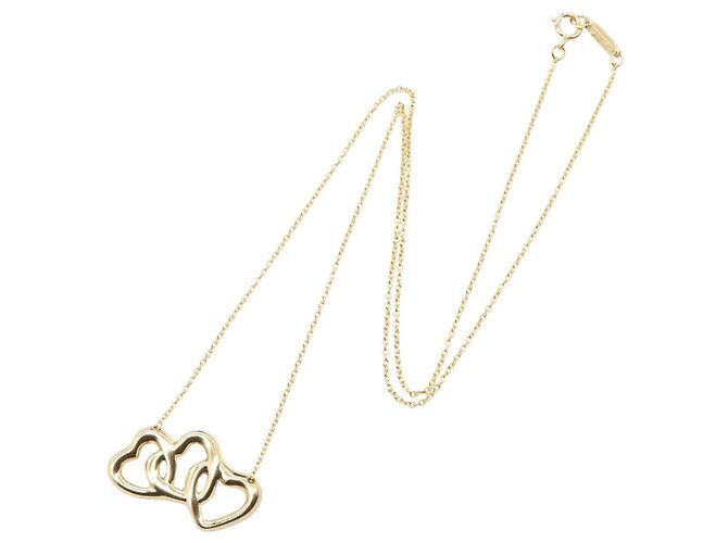 Collana Triplo Cuore Tiffany & Co. D'oro - vista 2
