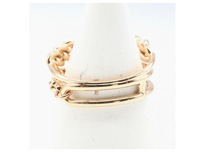 Ring Anello Mix and H di Hermès in oro rosa 18K D'oro - vista 2