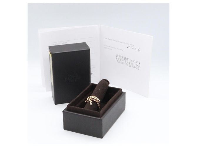 Ring Anello Mix and H di Hermès in oro rosa 18K D'oro - vista 6