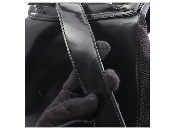 Zaino/Borsa Gucci Bamboo Nero - vista 11