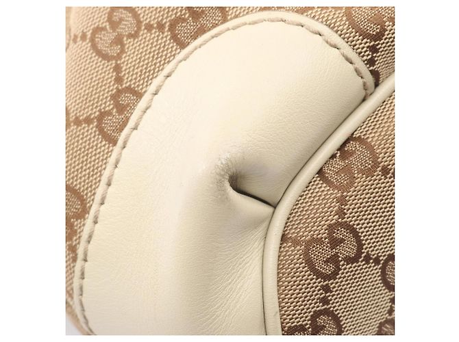 Borsa a mano 2 in 1 Gucci Sukey GG Canvas Beige Crudo - vista 7