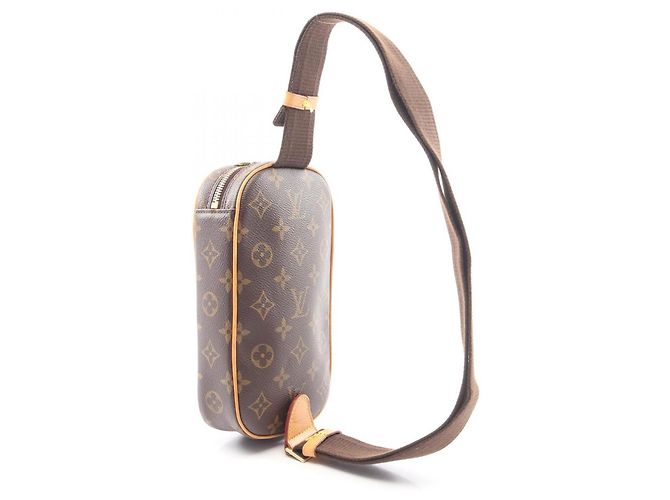 Borsa a vita Pochette Gange Louis Vuitton Marrone - vista 2