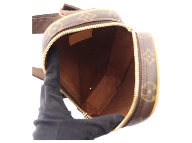 Borsa a vita Pochette Gange Louis Vuitton Marrone - vista 3