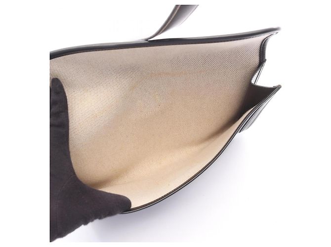 Borsa a Clutch Hermès Jige PM Nero - vista 3