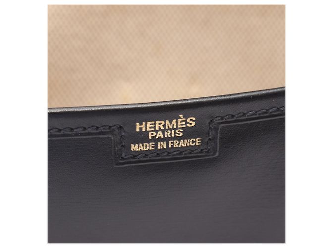 Borsa a Clutch Hermès Jige PM Nero - vista 4
