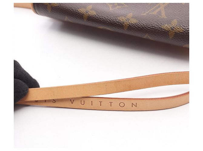 Pochette Florentine di Louis Vuitton Marsupio Marrone Monogramma - vista 11