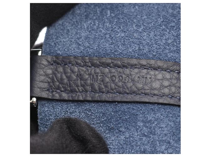 Hermès Picotin Lock PM Handtasche Marineblau - Ansicht 5
