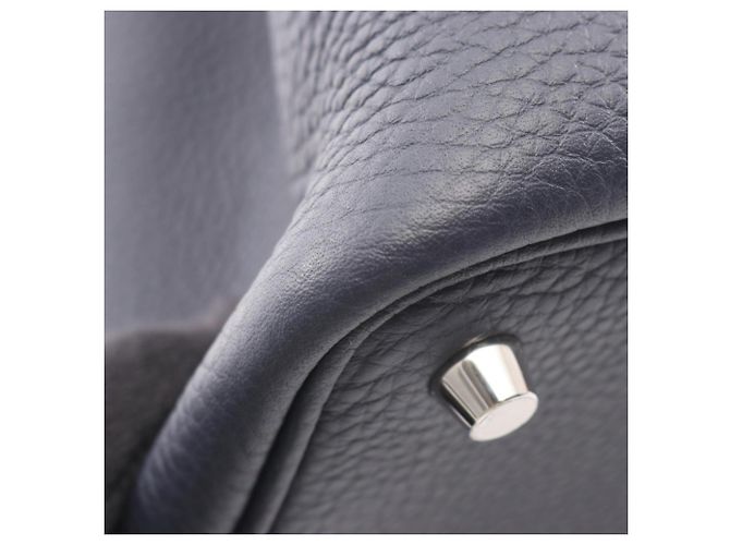 Hermès Picotin Lock PM Handtasche Marineblau - Ansicht 6
