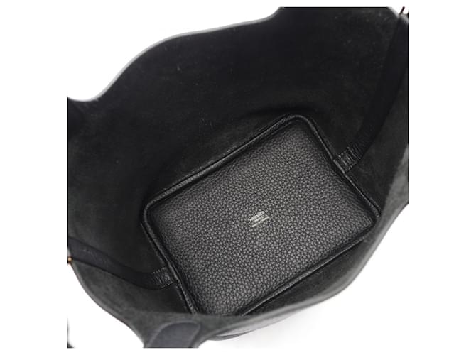 Borsa Picotin Lock PM di Hermès Nero - vista 3