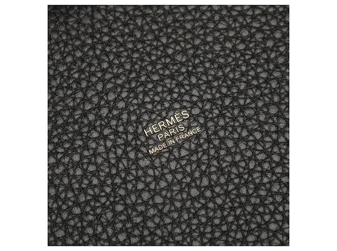 Borsa Picotin Lock PM di Hermès Nero - vista 4