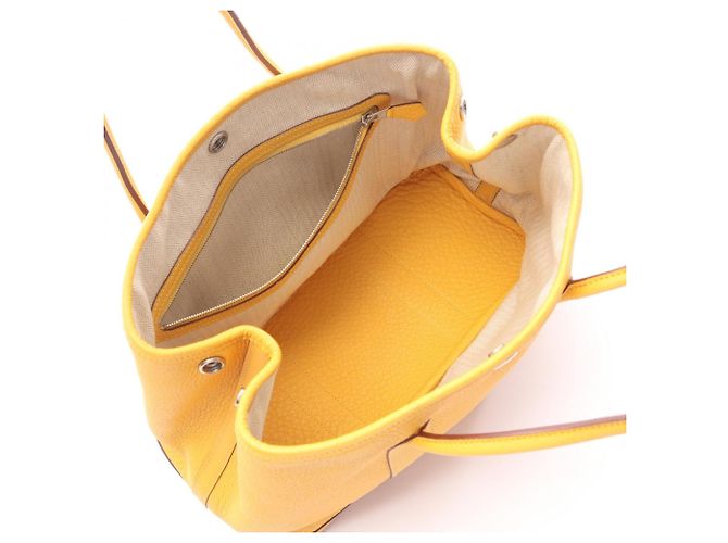 Borsa Tote TPM Garden Party di Hermès Giallo - vista 3