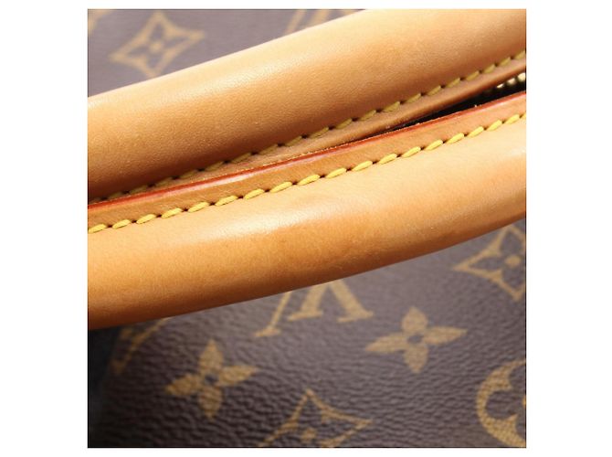 Borsa Boston Keepall Bandoulière 60 Louis Vuitton Marrone Monogramma - vista 8