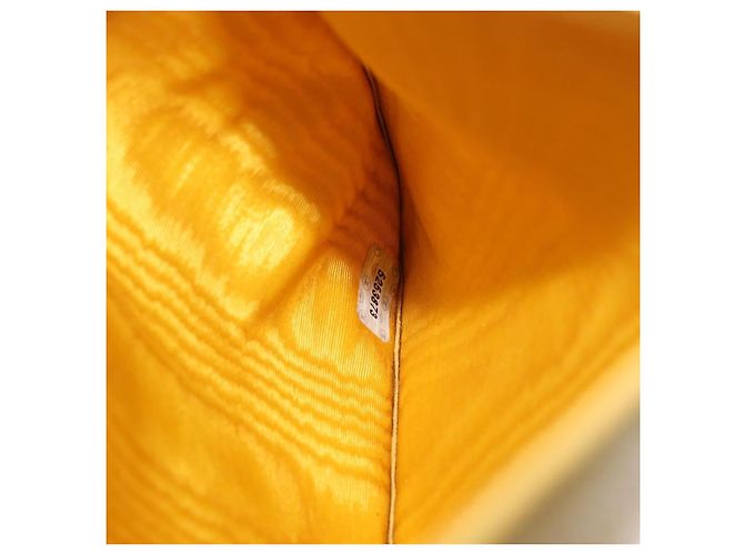 CHANEL COCO Cartera Larga Mark Piel Caviar Oro Amarillo CC Auth BA12318 Dorado - vista 19