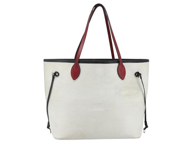 LOUIS VUITTON Borsa Tote Epi Neverfull MM Giallo Pistacchio M40956 LV Auth bs34736 Bianco - vista 2