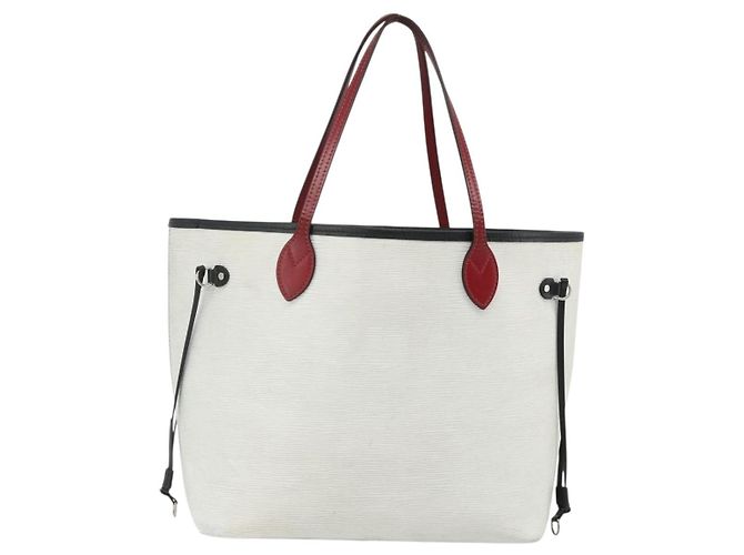 LOUIS VUITTON Borsa Tote Epi Neverfull MM Giallo Pistacchio M40956 LV Auth bs34736 Bianco - vista 3