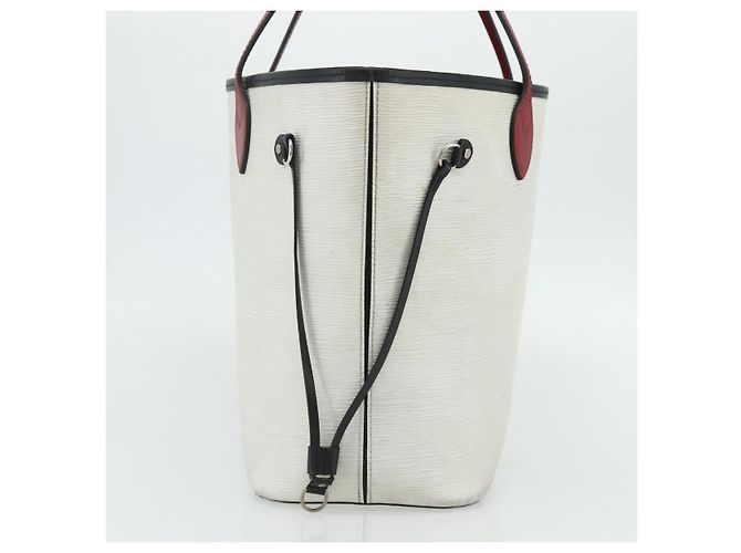 LOUIS VUITTON Borsa Tote Epi Neverfull MM Giallo Pistacchio M40956 LV Auth bs34736 Bianco - vista 4
