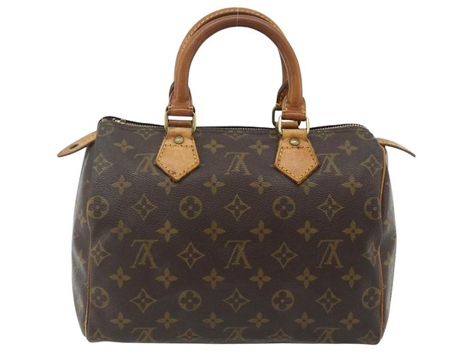 LOUIS VUITTON Borsa a Mano Monogram Speedy 25 M41528 LV Auth 177422 Monogramma - vista 3