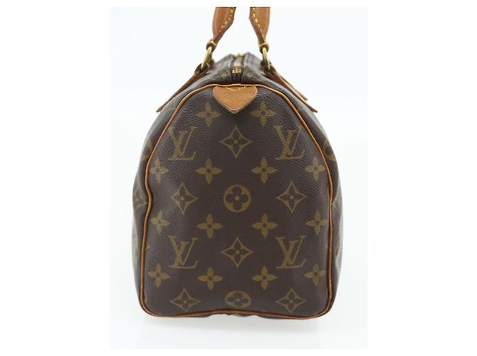 LOUIS VUITTON Borsa a Mano Monogram Speedy 25 M41528 LV Auth 177422 Monogramma - vista 4