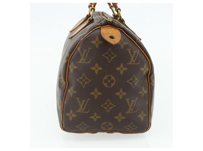 LOUIS VUITTON Borsa a Mano Monogram Speedy 25 M41528 LV Auth 177422 Monogramma - vista 5