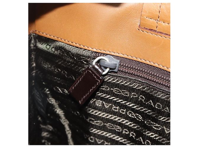 Borsa a Spalla PRADA Nylon Beige Argento Autentica 176689 - vista 18