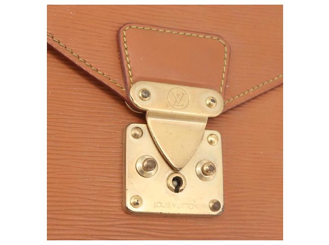LOUIS VUITTON Borsa a Mano Dragonne Epi Serie Zipangu Oro M52618 LV Auth 176878 - vista 13