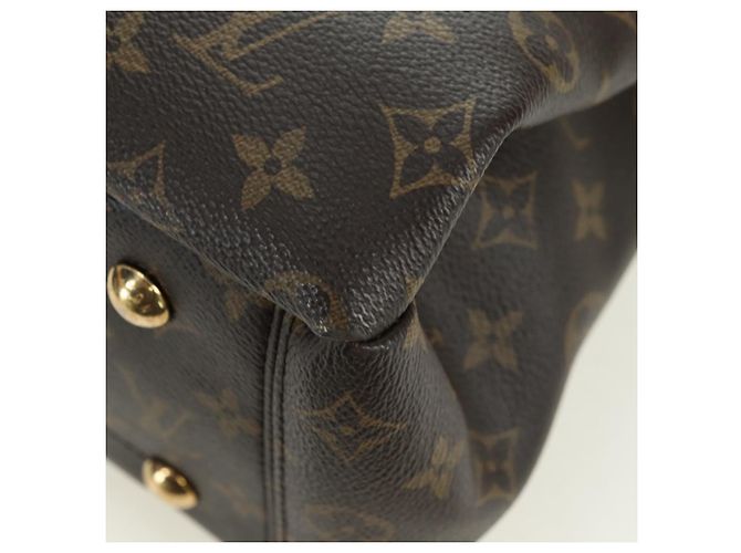 LOUIS VUITTON Borsa a Mano Monogram Pallas MM 2way Nera M42756 LV Auth 176310SAV Nero Monogramma - vista 17