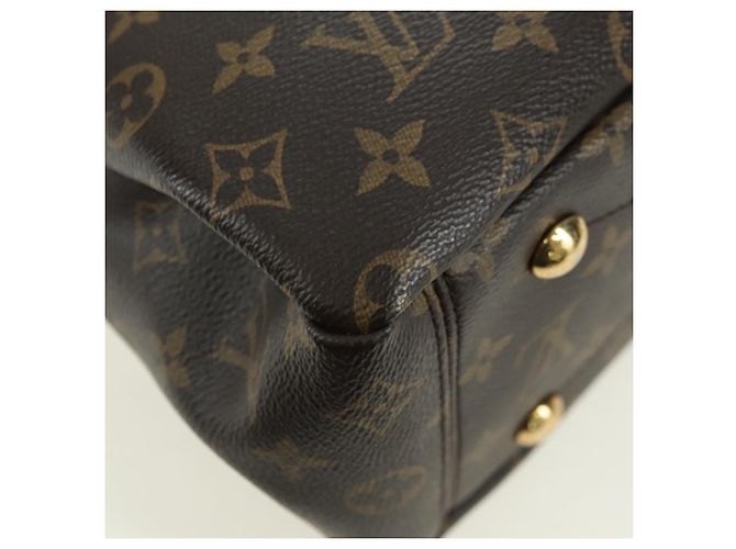 LOUIS VUITTON Borsa a Mano Monogram Pallas MM 2way Nera M42756 LV Auth 176310SAV Nero Monogramma - vista 18