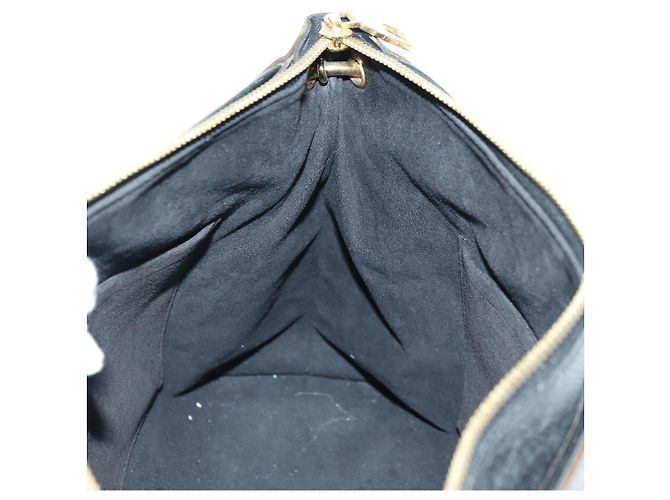 LOUIS VUITTON Borsa a Mano Monogram Pallas MM 2way Nera M42756 LV Auth 176310SAV Nero Monogramma - vista 24