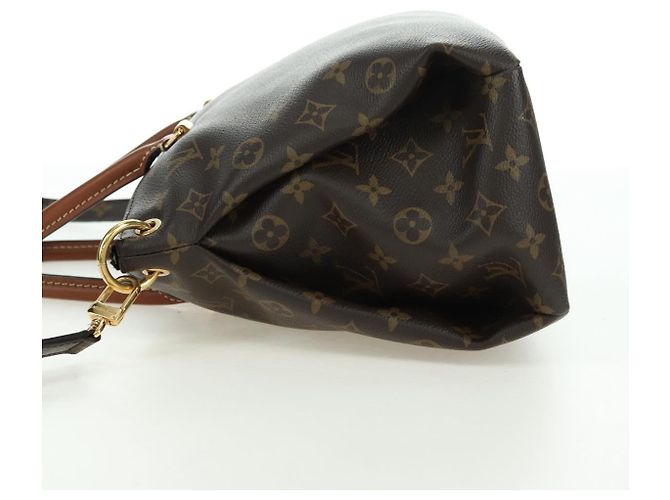 LOUIS VUITTON Borsa a Mano Monogram Pallas MM 2way Nera M42756 LV Auth 176310SAV Nero Monogramma - vista 4