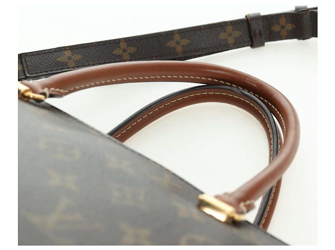 LOUIS VUITTON Borsa a Mano Monogram Pallas MM 2way Nera M42756 LV Auth 176310SAV Nero Monogramma - vista 8