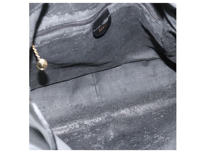 Borsa a mano in pelle GUCCI Bamboo 2way Nero Oro 001 3754 1577 Auth ep14302 D'oro - vista 17