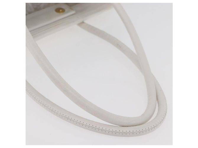 Céline Borsa Tote in Nylon Avorio Oro Auth 177163 D'oro Crudo - vista 8