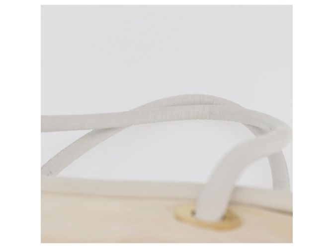 Céline Borsa Tote in Nylon Avorio Oro Auth 177163 D'oro Crudo - vista 9