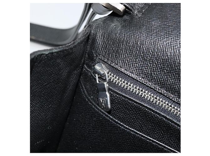 LOUIS VUITTON Clutch Taiga Selenga Ardoise M30782 LV Auth bs34703 Grigio - vista 19