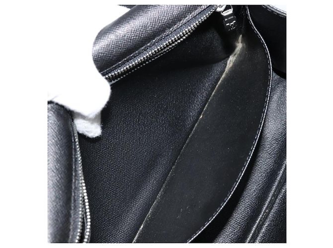 LOUIS VUITTON Clutch Taiga Selenga Ardoise M30782 LV Auth bs34703 Grigio - vista 21