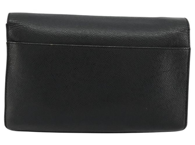 LOUIS VUITTON Clutch Taiga Selenga Ardoise M30782 LV Auth bs34703 Grigio - vista 3