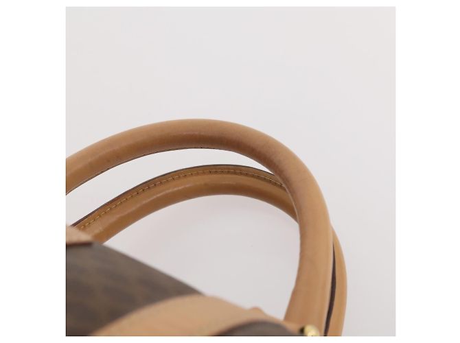 Céline Bolsa Boston em lona Macadam CELINE em couro PVC marrom dourado Auth mr2416 - vista 8
