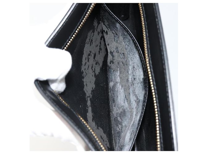 LOUIS VUITTON Pochette Uomo Epi Borsa a Mano Nera M52522 LV Auth ep14051 Nero - vista 10
