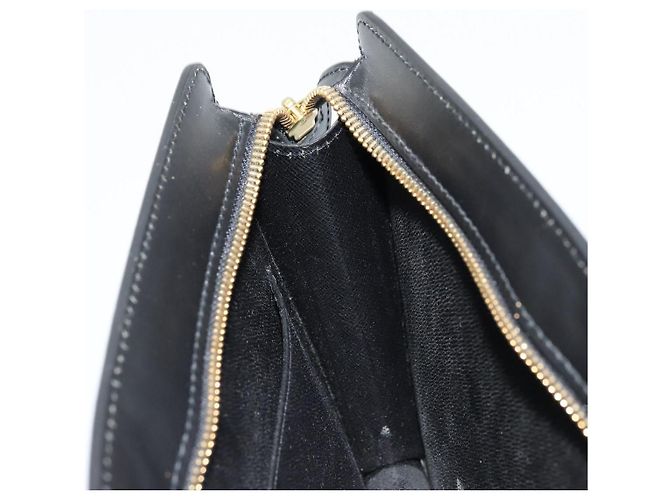 LOUIS VUITTON Pochette Uomo Epi Borsa a Mano Nera M52522 LV Auth ep14051 Nero - vista 18