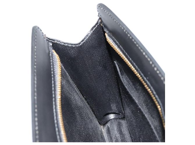 LOUIS VUITTON Pochette Uomo Epi Borsa a Mano Nera M52522 LV Auth ep14051 Nero - vista 19