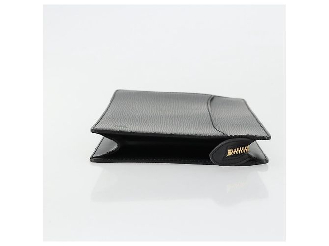 LOUIS VUITTON Pochette Uomo Epi Borsa a Mano Nera M52522 LV Auth ep14051 Nero - vista 3