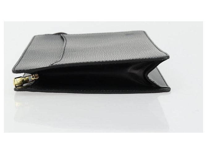 LOUIS VUITTON Pochette Uomo Epi Borsa a Mano Nera M52522 LV Auth ep14051 Nero - vista 4